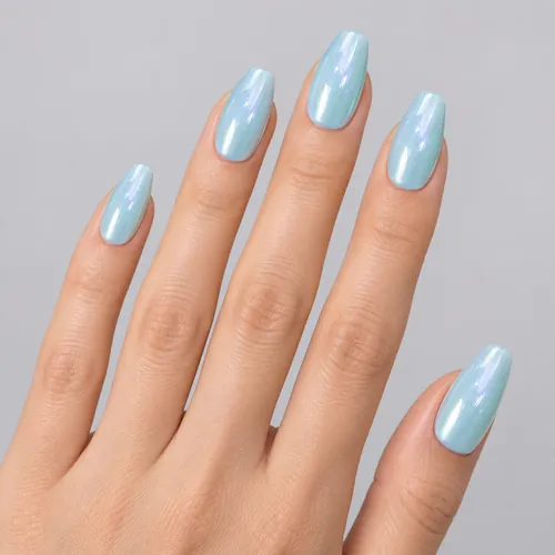 Aurora French Cat Eye Almond Press-On Nails, 12 Shades