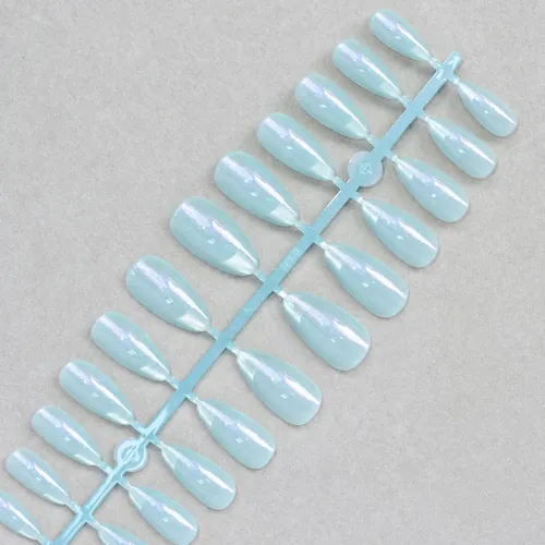 Aurora French Cat Eye Almond Press-On Nails photo 3