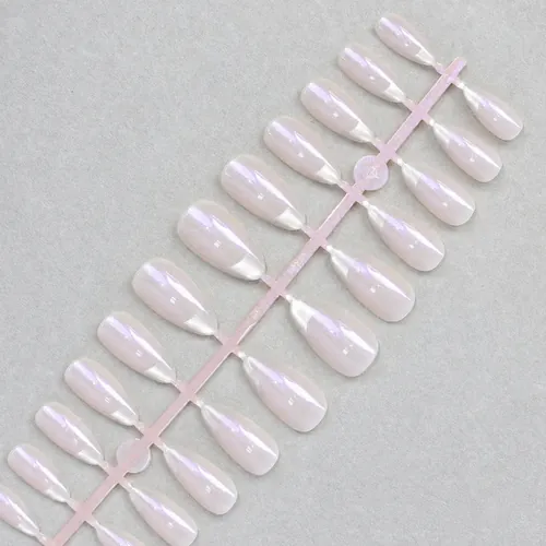 Aurora French Cat Eye Almond Press-On Nails photo 4