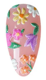 3D print press-on nail finish