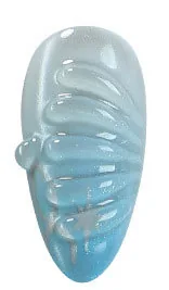 Gel drops press-on nail finish