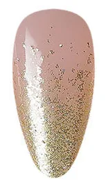 Glitter press-on nail finish