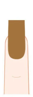 XL square press-on nail shape