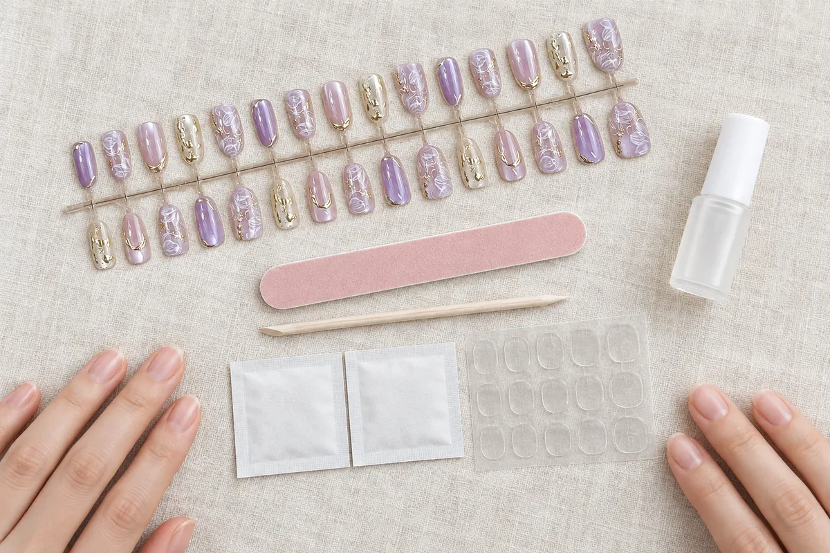 How to apply and remove press-on nails
