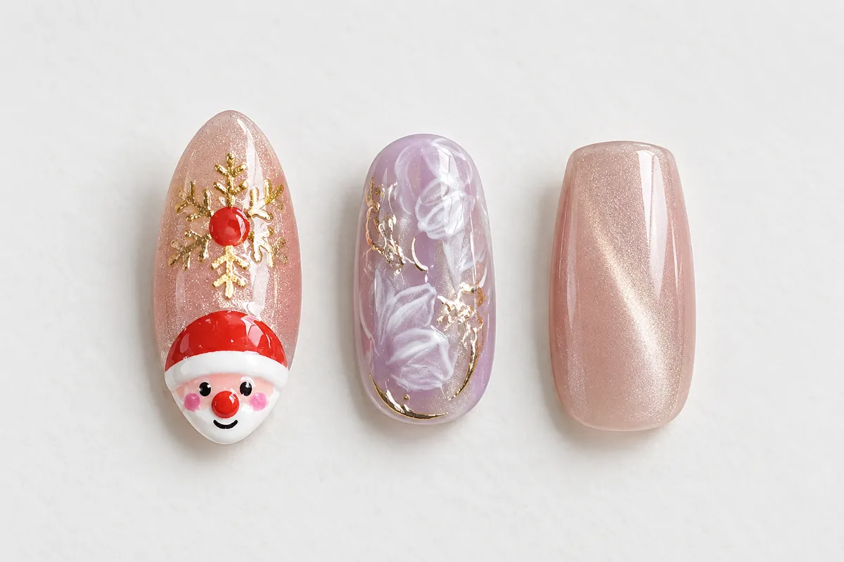 Press-on nail shapes: almond, oval, square and more