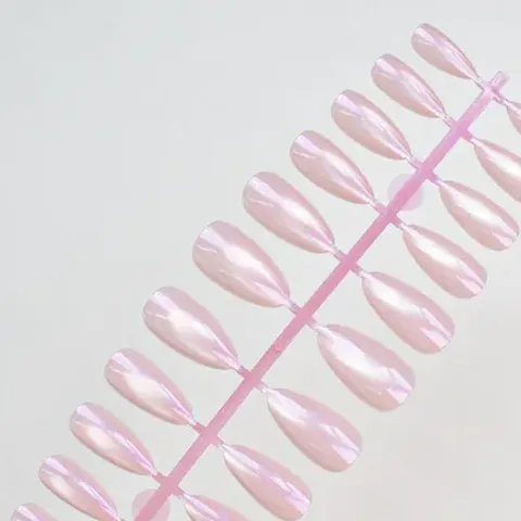 Aurora Solid Cat Eye Almond Press-On Nails design 10