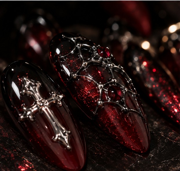 Macro nail tip texture